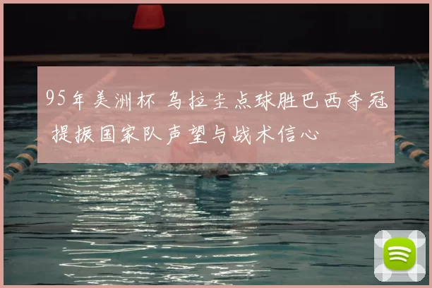 95年美洲杯 乌拉圭点球胜巴西夺冠 提振国家队声望与战术信心